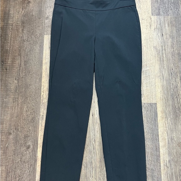 Navy Blue Harve Benard Stretch Capri Khakis Size 8 - Picture 4 of 5